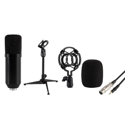 Set microfon de studio, tripod, XLR-3,5mm, M 12