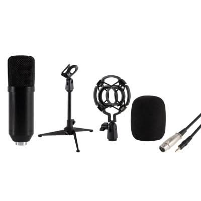 Set microfon de studio cu trepied, XLR - 3.5mm, model M12