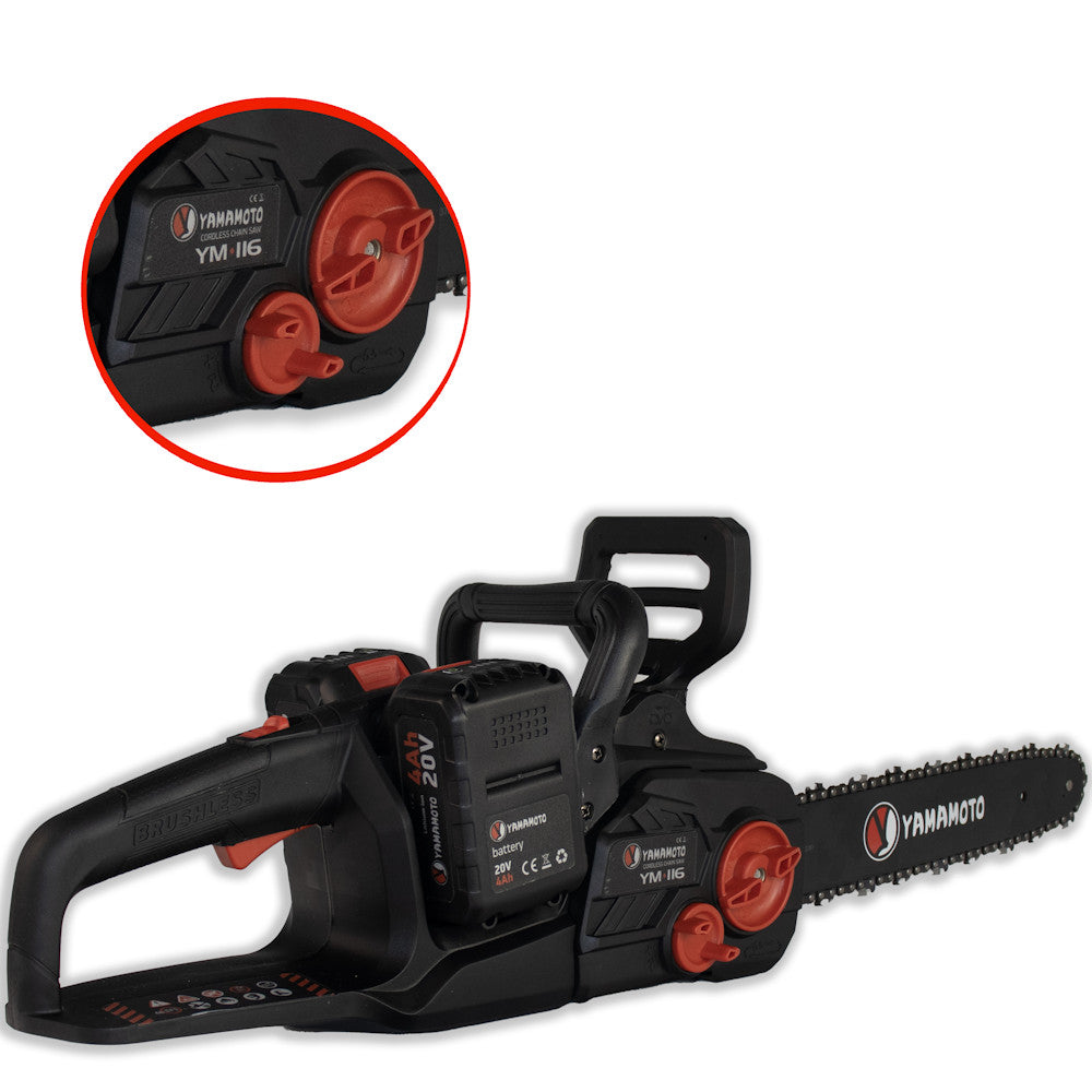 Fierastrau electric cu lant pe acumulator 20V YAMAMOTO