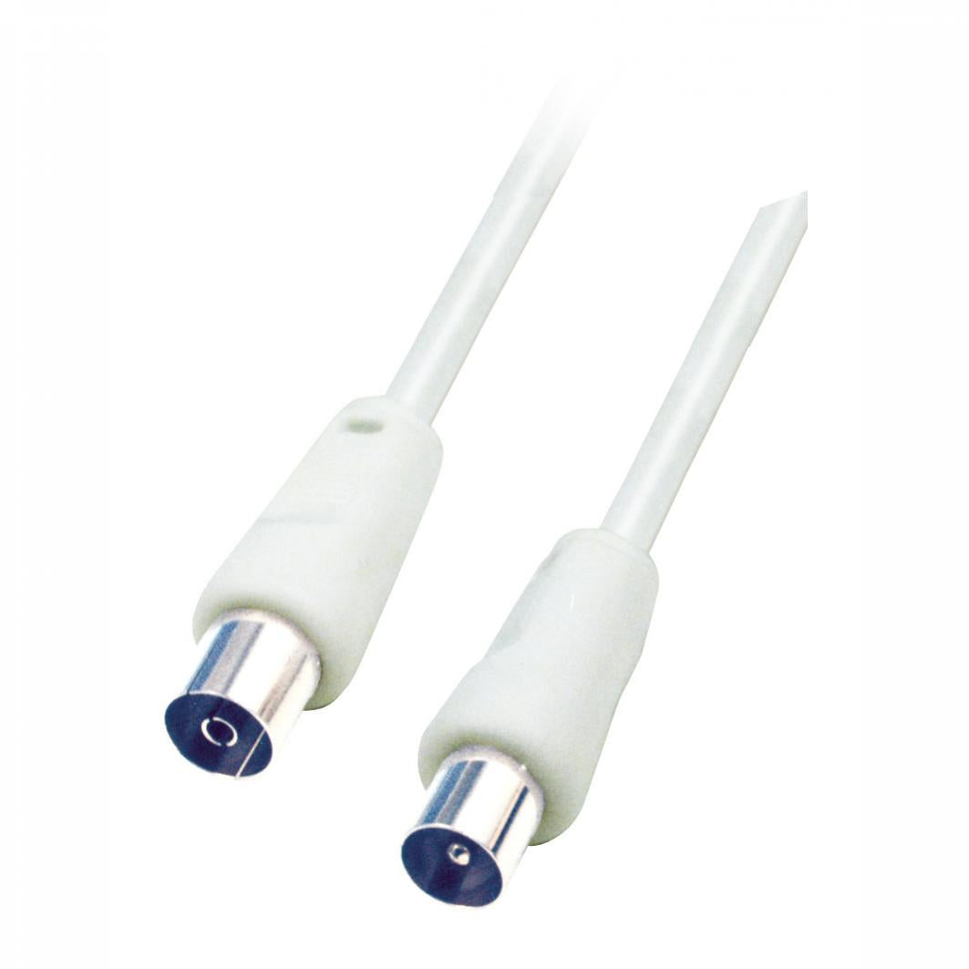 Cablu coax m-t,2,5m,alb, RF 3