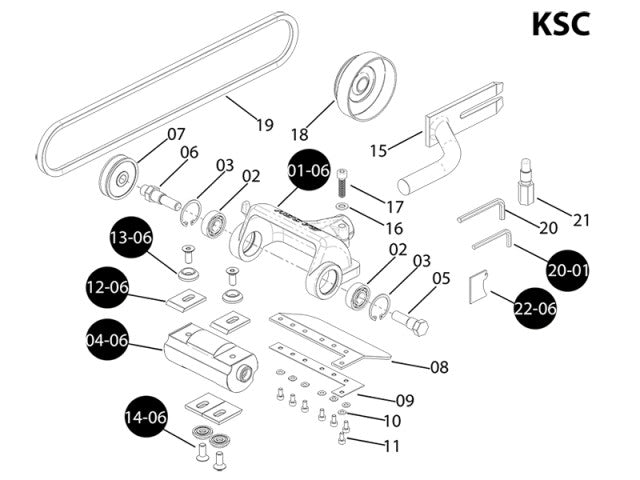 Decojitor busteni drujba Husqvarna 365, 371, 372 (cilindric)