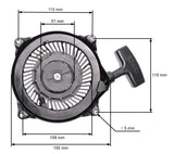 Demaror BRIGGS-STRATTON 497782, 494846, 495766, 496650, 497830