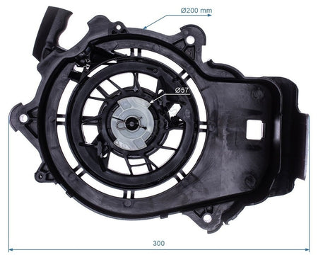 Demaror Briggs  Stratton model 650EXI, 675EXI 163cc