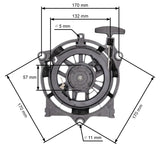 Demaror compatibil Honda GCV135, GCV160, GCV190 (model II)