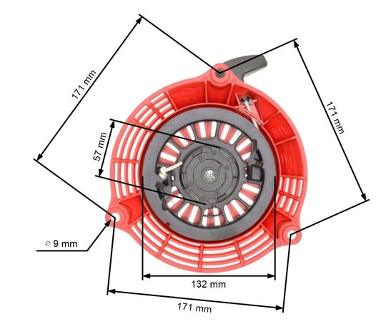 Demaror compatibil Honda GCV 160, GCV 190 cal.2