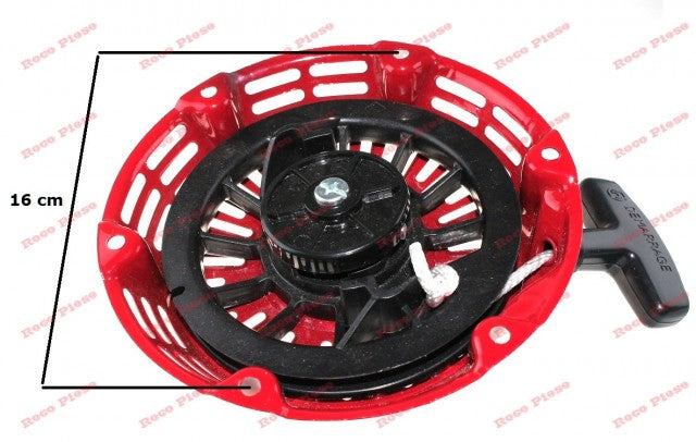 Demaror compatibil HONDA GX 160 / motoare chinezesti (fulie neagra) - vedere 2
