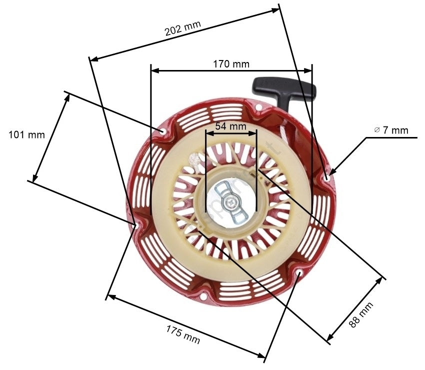 Demaror compatibil HONDA GX 340 - GX 390 / motoare chinezesti 340 / 390