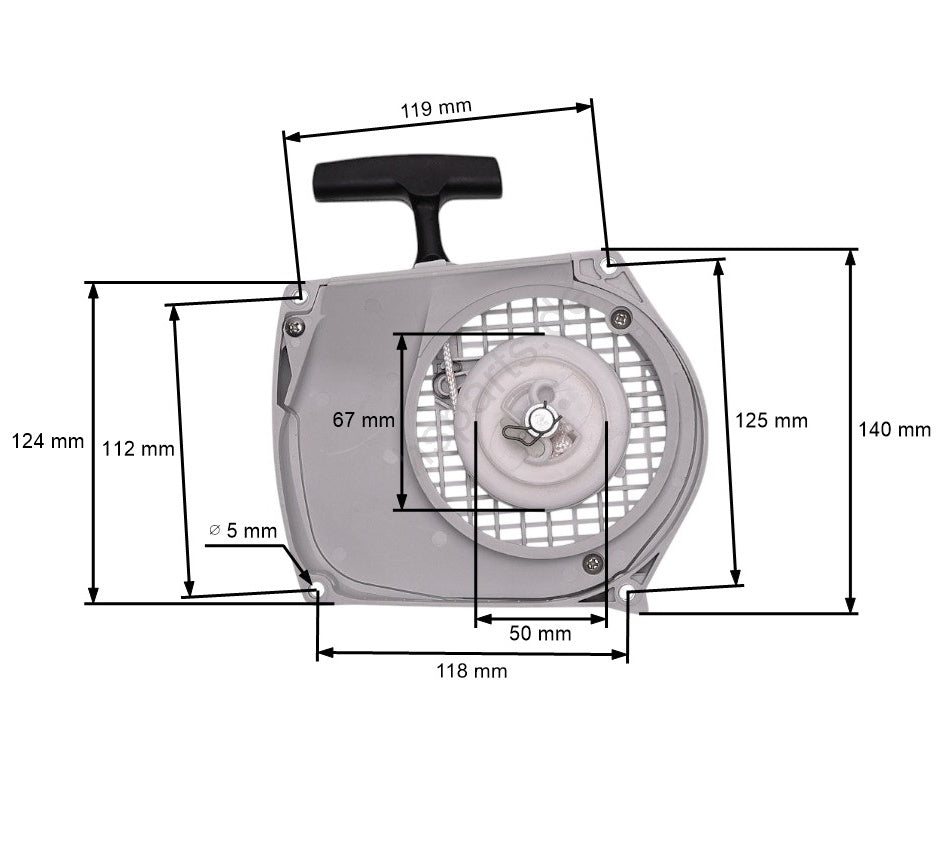 Demaror pentru drujba compatibil Stihl 028, 028AV, 028 Super, 028 WB 028 / 028AV / 028 / 028