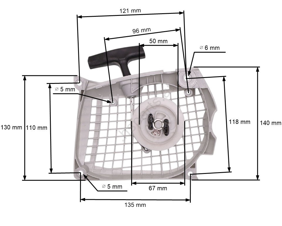 Demaror drujba compatibil Stihl MS 261