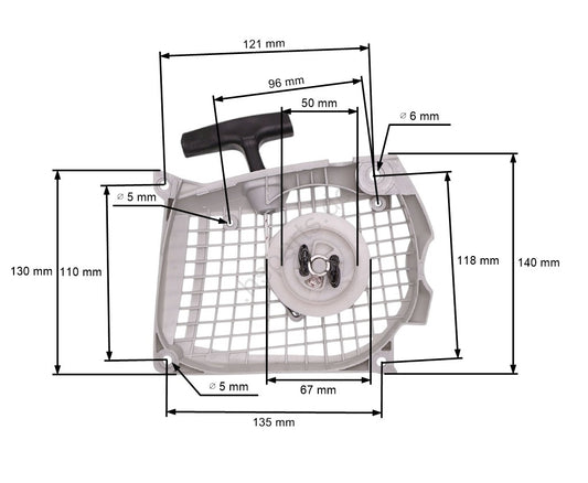 Demaror drujba compatibil Stihl MS 291