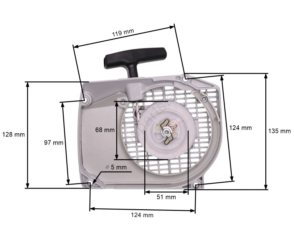 Demaror drujba compatibil Stihl MS 440, 044