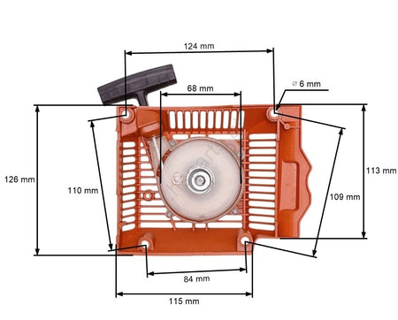 Demaror drujba Husqvarna 262