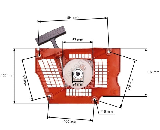 Demaror pentru drujba Husqvarna 357 / 359