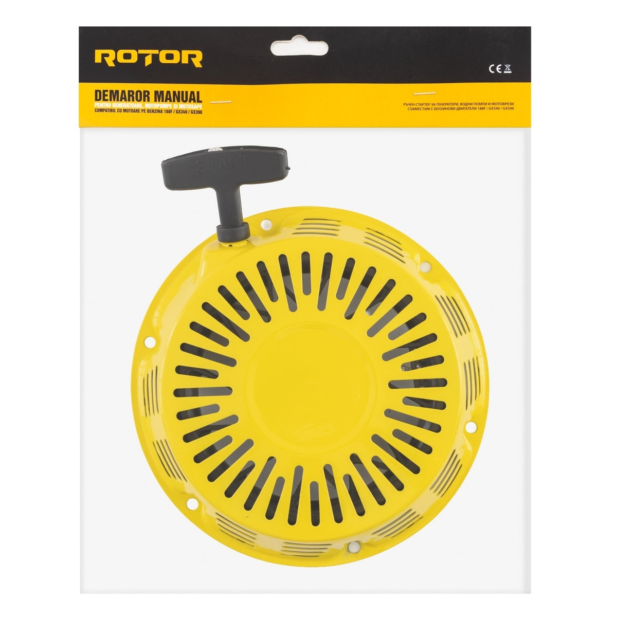 Demaror Manual Motor ROTOR, compatibil 188F 190F GX340 GX390