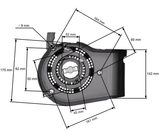 Demaror masina de tuns gazon Grunman, Daye DG350 Taiwan