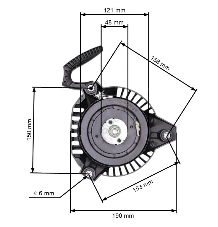 Demaror masina de tuns gazon Hecht, Krysiak, Sterwins, Castorama, Daye, NAC