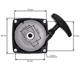 Demaror motocoasa chinezeasca (nr. 1) 67 mm intre prinderi