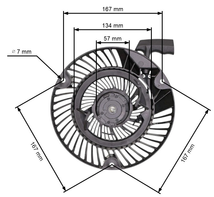 Demaror utilaj BriggsStratton 700, 750 DOV, 3470