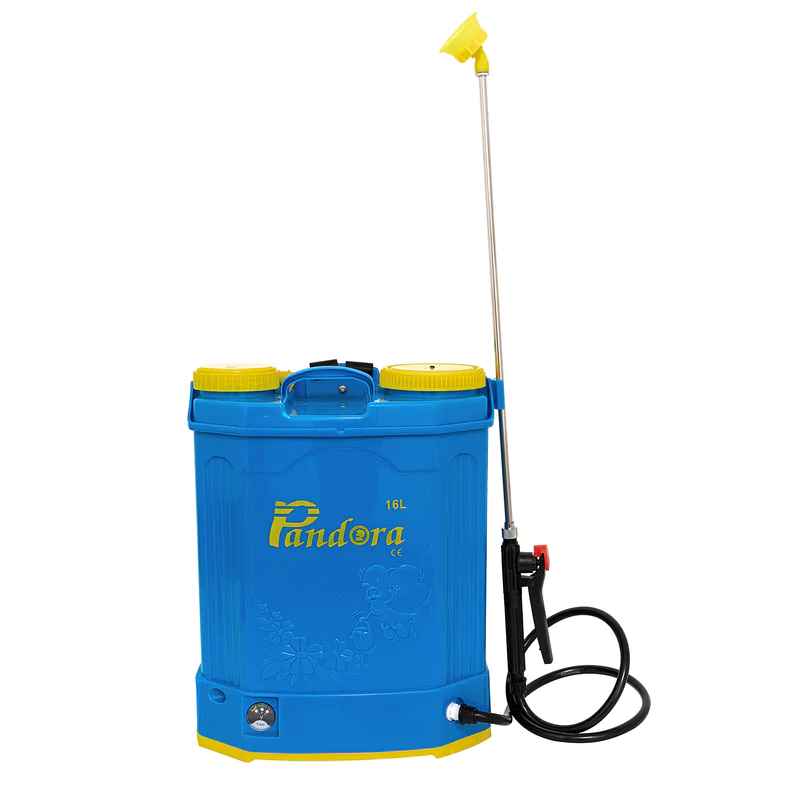 Pompa de stropit cu acumulator Pandora 16L cu regulator presiune, 5.5 Bar, 3 duze incluse, Vermorel