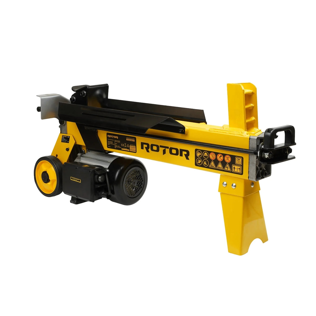 Despicator Lemne Electric ROTOR 65558, 2200W, Forta 5 Tone, Protectie, Hidraulic, Busteni 52 cm