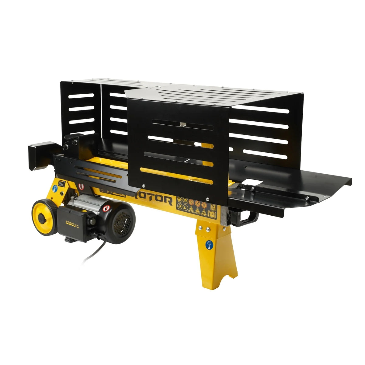 Despicator Lemne Electric ROTOR 65558, 2200W, Forta 5 Tone, Protectie, Hidraulic, Busteni 52 cm