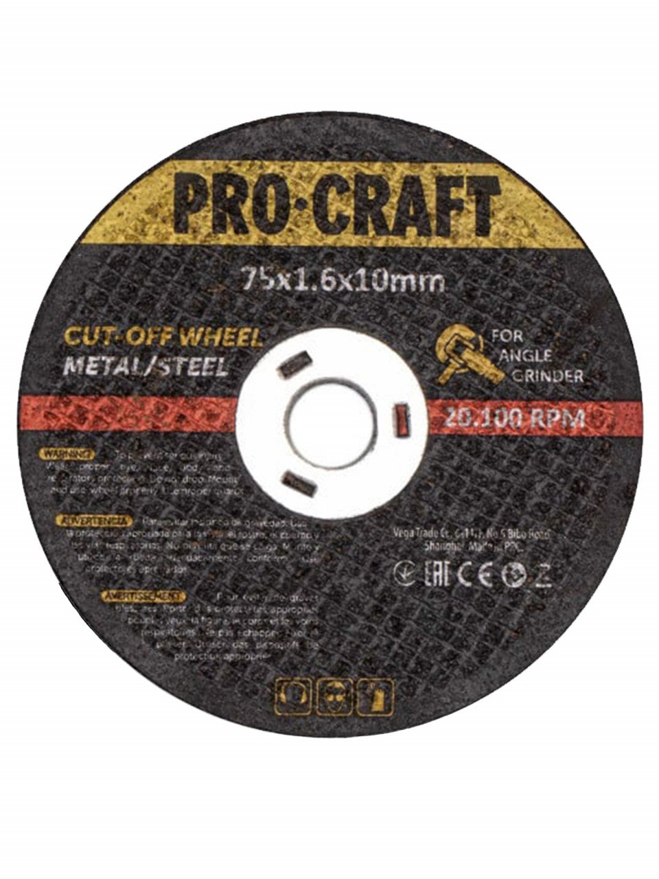 Disc abraziv pentru slefuitor cu excentric KB180.240 PROCRAFT (Set 10 buc) Diametru: 180 mm, Granulatie: P240