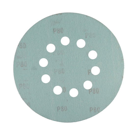 Disc Abraziv ProCraft KB225.80, 225 mm, P80, set 10 buc