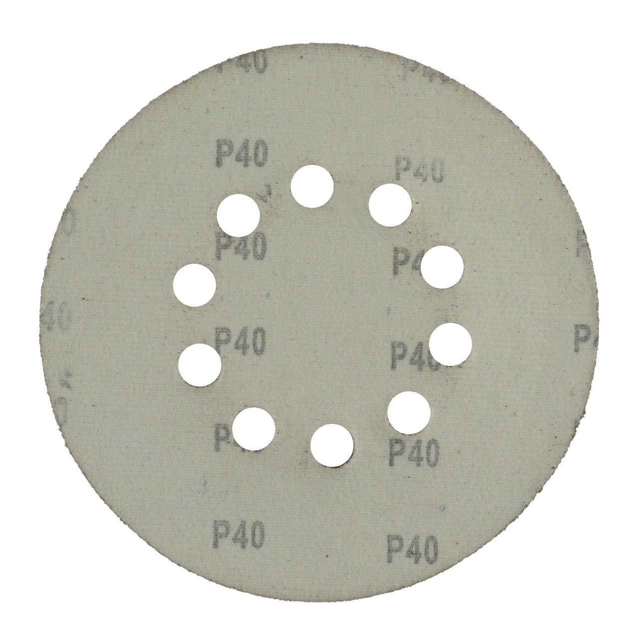 Disc abraziv pentru slefuitor cu excentric KD225.40 PROCRAFT (Set 10 buc)Diametru: 225 mm , Granulatie: P40