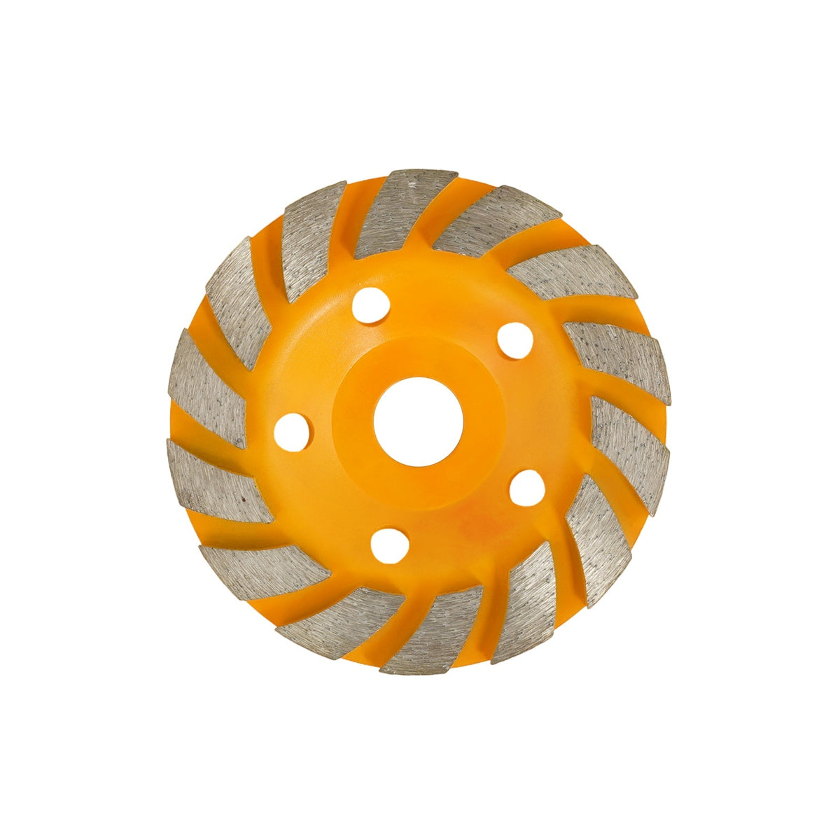 Disc Cupa Diamantata Turbo ROTOR, 125mm, pentru slefuit beton si piatra