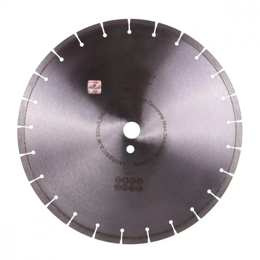 Disc Diamantat Distar Beton Verde, 350mm, 3.2mm, alezaj 25.4mm, pentru taiere beton verde - imagine produs