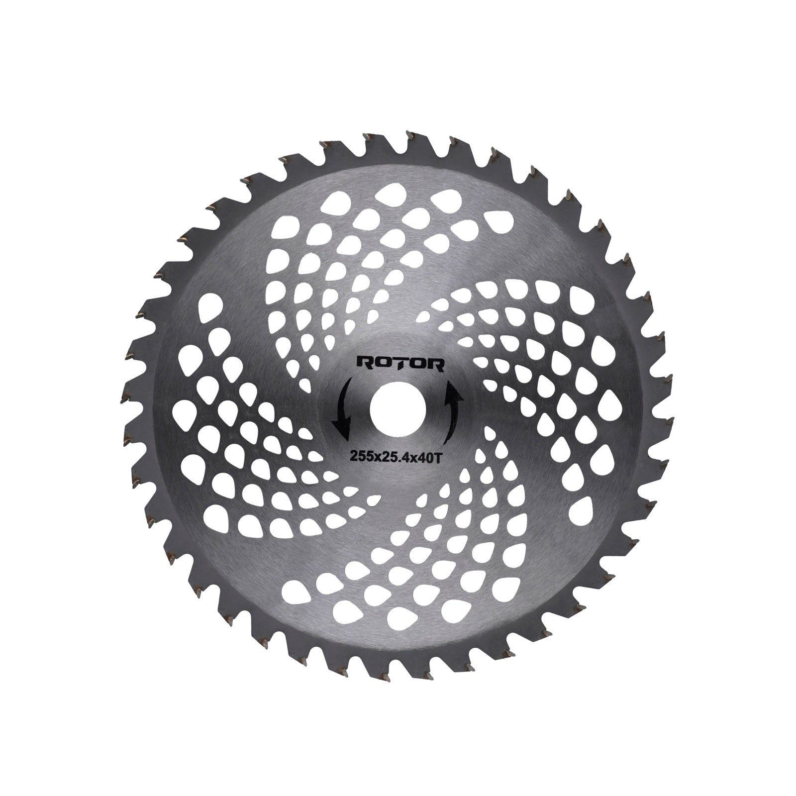 Disc Motocoasa ROTOR, 40T, Vidia, 255x25.4x1.3mm, pentru iarba si tufis