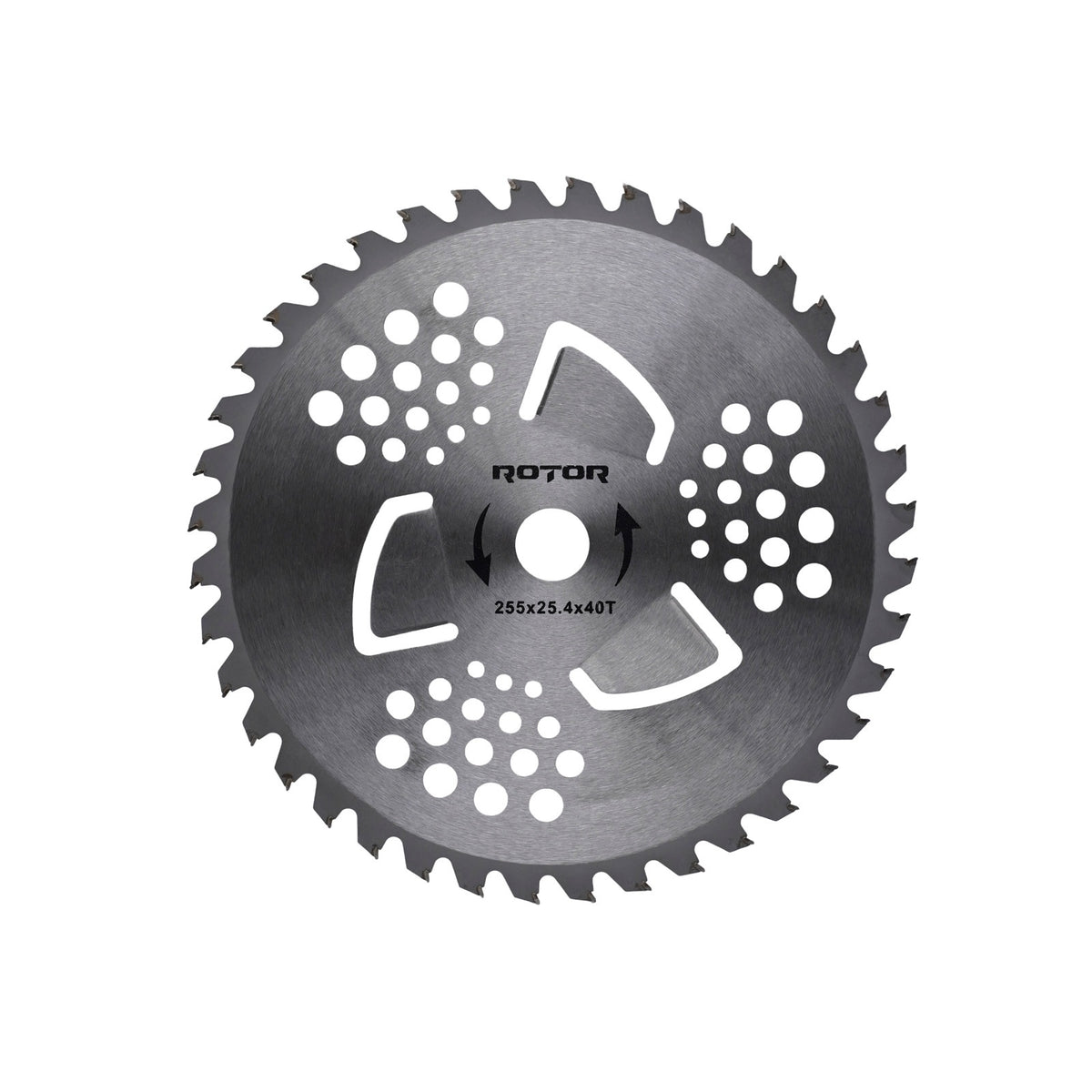 Disc Motocoasa ROTOR, 40T, Vidia cu aripioare, 255x25.4x1.3mm