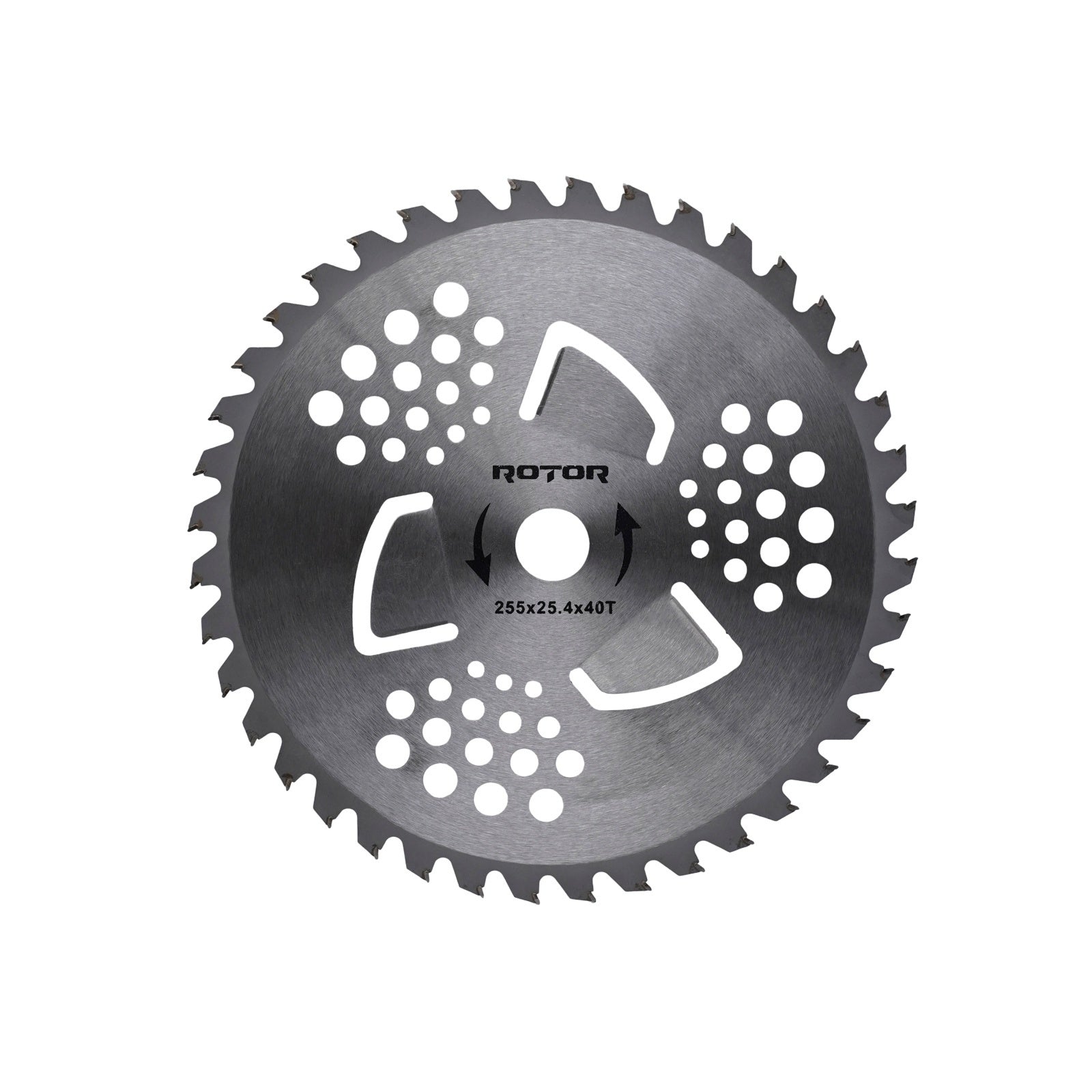 Disc Motocoasa ROTOR, 40T, Vidia cu aripioare, 255x25.4x1.3mm