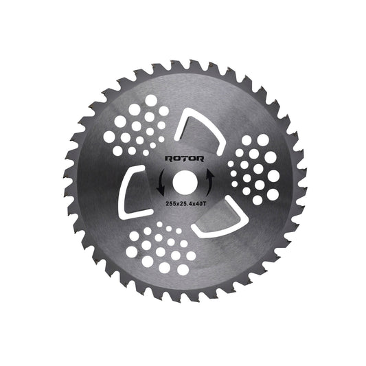 Disc Motocoasa ROTOR, 40T, Vidia cu aripioare, 255x25.4x1.3mm