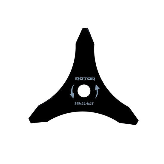 Disc Motocoasa Stea 3T ROTOR, 255x25.4x1.6mm, pentru cosit iarba