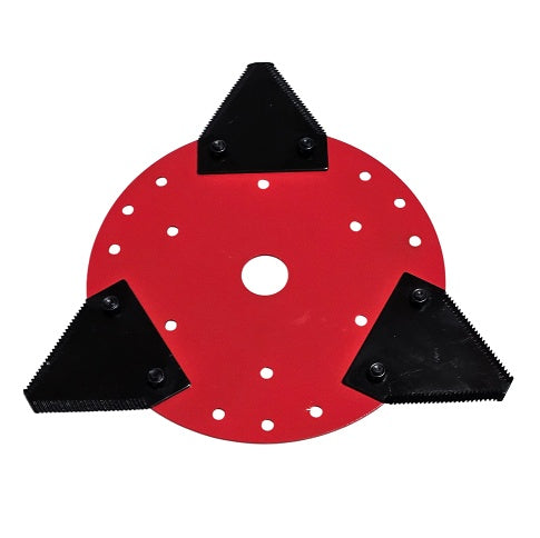 Disc motocositoare zimtat cu 3 cutite