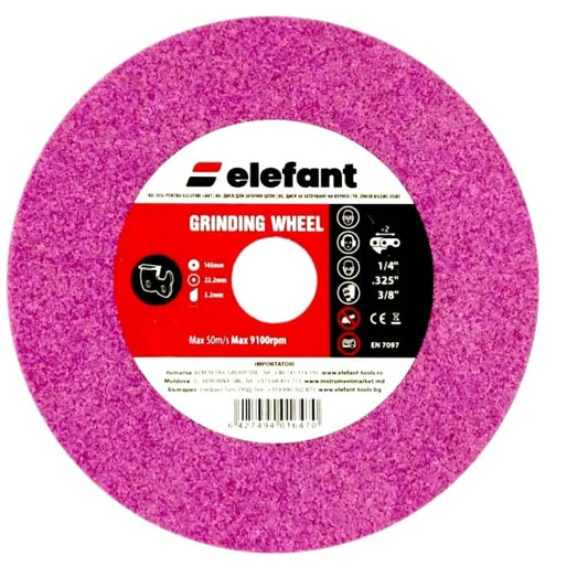 Disc ascutire lant drujba PROFESIONAL Elefant 145 mm 22.2 mm