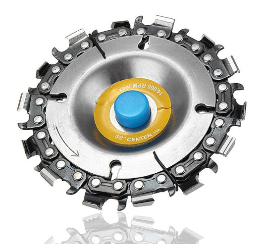 Disc polizor unghiular cu lant de drujba (Ø 16 x 100 mm)