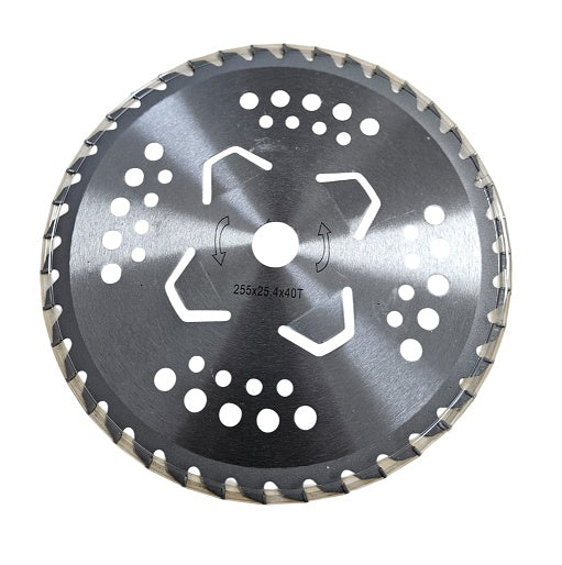 Disc taietor motocoasa 255 x 40T x 25.4mm (arbusti)