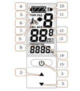 Display bicicleta electrica LCD KT4 - vedere 4