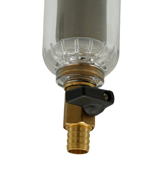 Filtru Apa cu Purjare Alama Flow F-PF-B01, sita inox, pentru instalatii