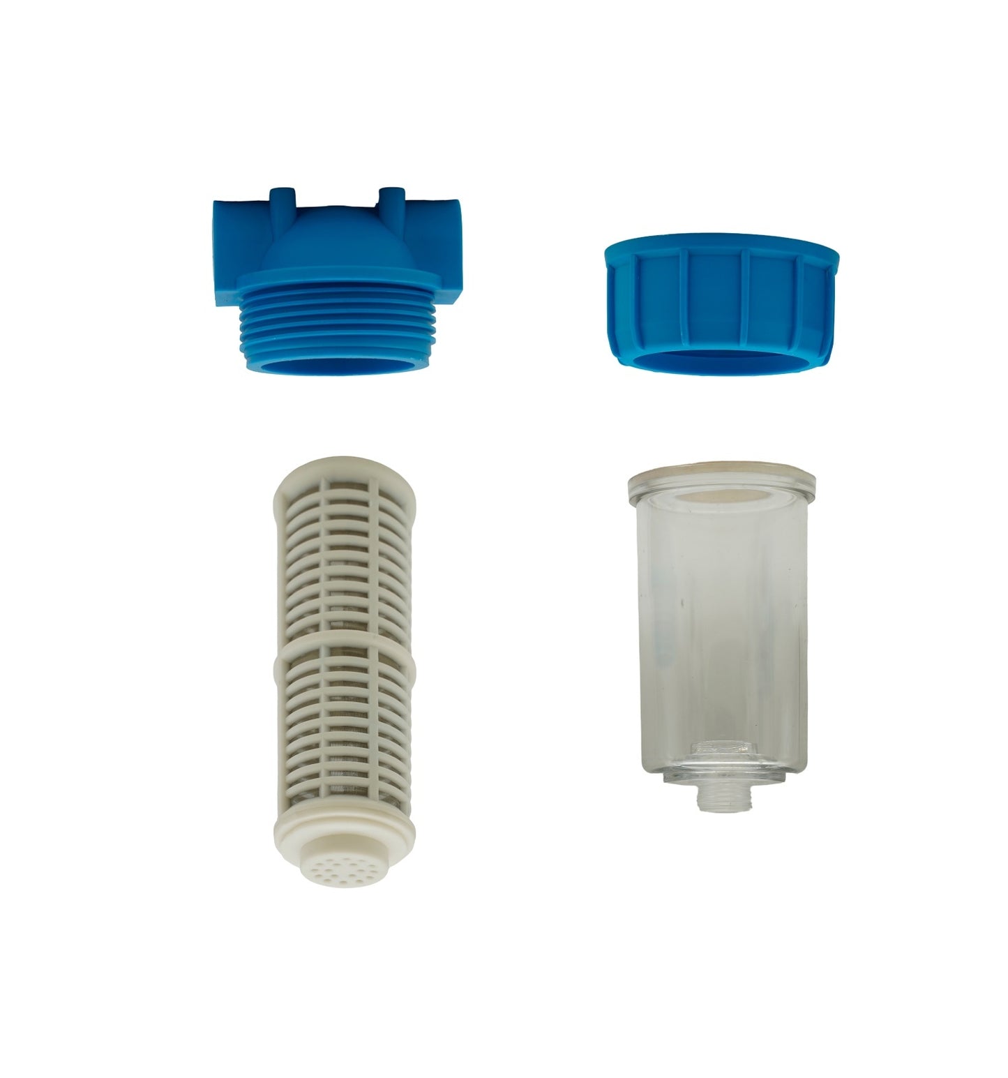 F-PF-P01 Filtru apă cu purjare din plastic cu sită inox FLOW