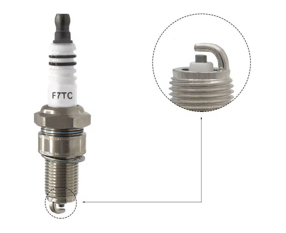 Bujie pentru generator, motopompa, motocultor - motoare 4 timpi F7TC