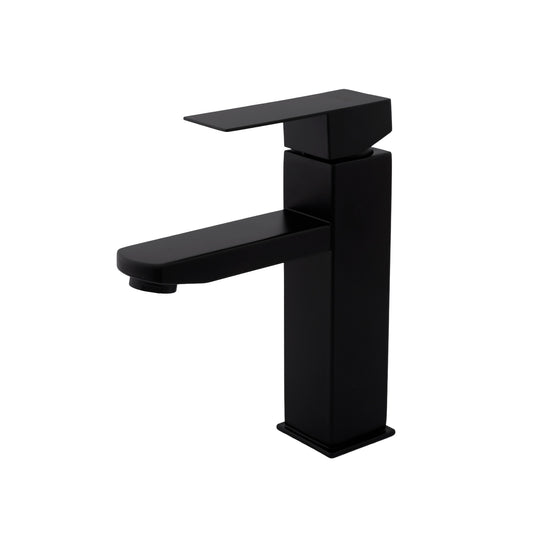 Baterie lavoar URBAN FLOW FB-01 KUB Black, SUS 304, cartus ceramic