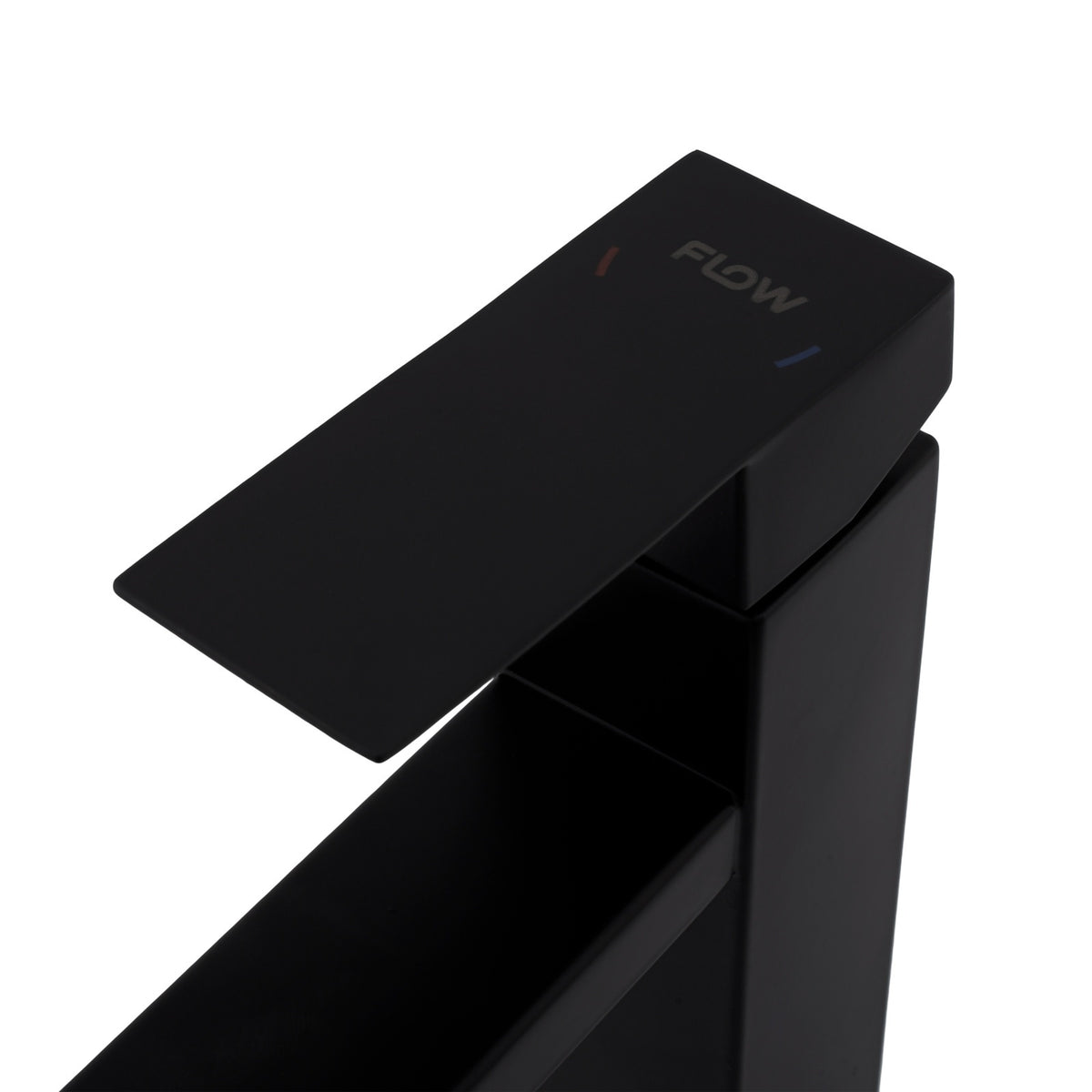Baterie lavoar URBAN FLOW FB-01 KUB Black, SUS 304, cartus ceramic