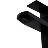 Baterie lavoar URBAN FLOW FB-01 KUB Black, SUS 304, cartus ceramic