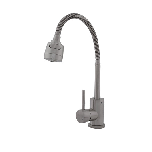 Baterie bucatarie Vital Flow FB-011, SUS 304, pipa flexibila
