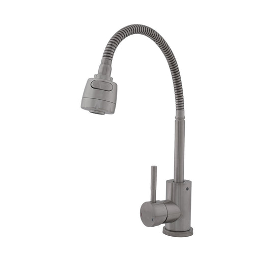 Baterie bucatarie Vital Flow FB-011, SUS 304, pipa flexibila