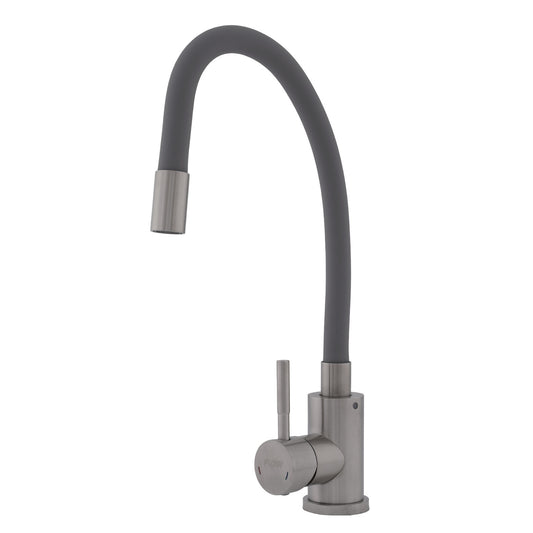 Baterie bucatarie Vital Flow FB-011, SUS 304, pipa flexibila
