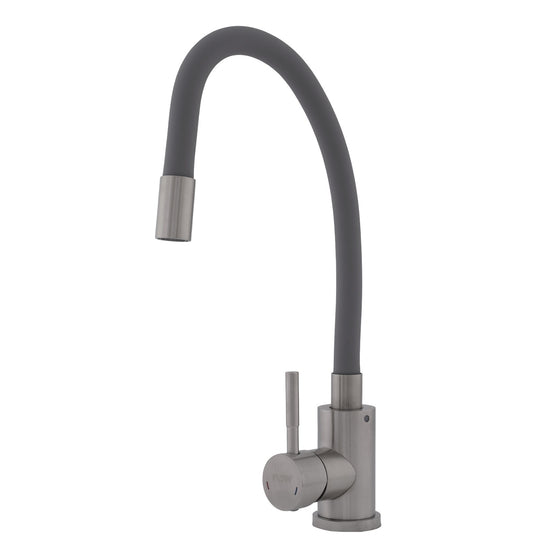 Baterie bucatarie Vital Flow FB-011, SUS 304, pipa flexibila